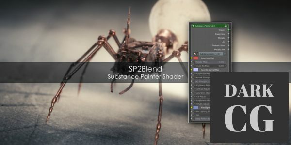 Blender Market Sp2blend Substance Painter Shader v1 1