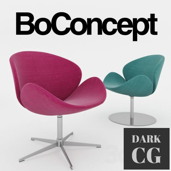 3D Model BoConcept Ogi Armchair