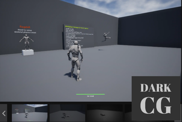 Unreal Engine Marketplace Multiplayer Damage Revive System