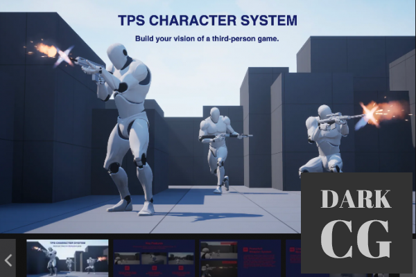 Unreal Engine Marketplace TPS Character System