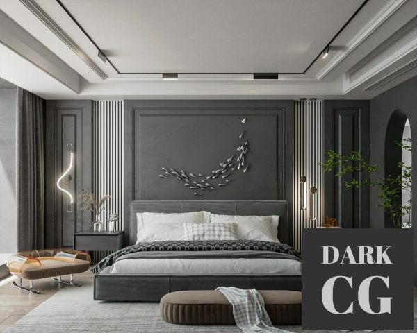 3D Scene Interior Bedroom 570 By Nghia House