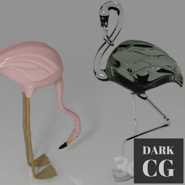 3D Model Flamingo