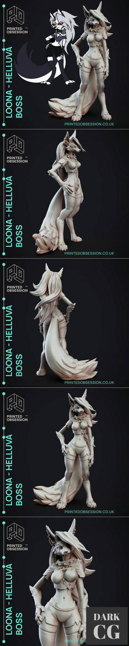 3D Model Loona Helluva Boss 3D Print