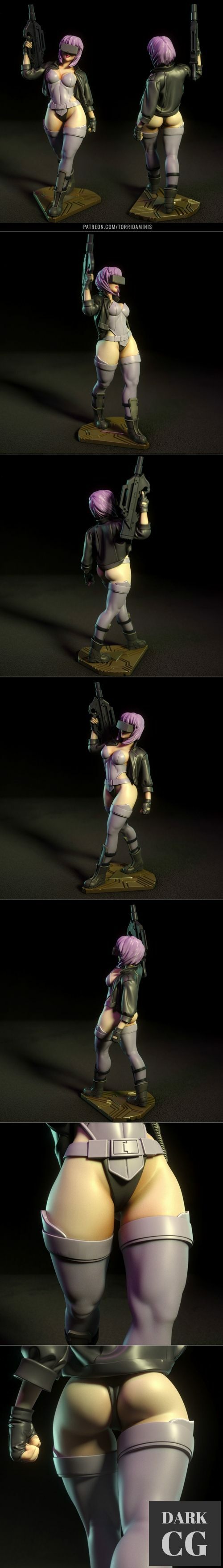 3D Model Major Motoko Kusanagi 3D Print