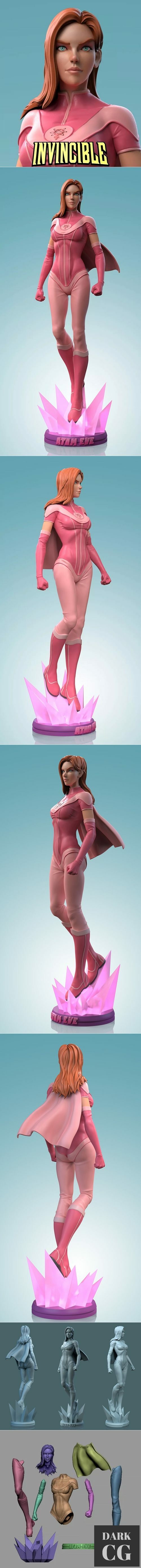 3D Model Atom Eve 3D Print