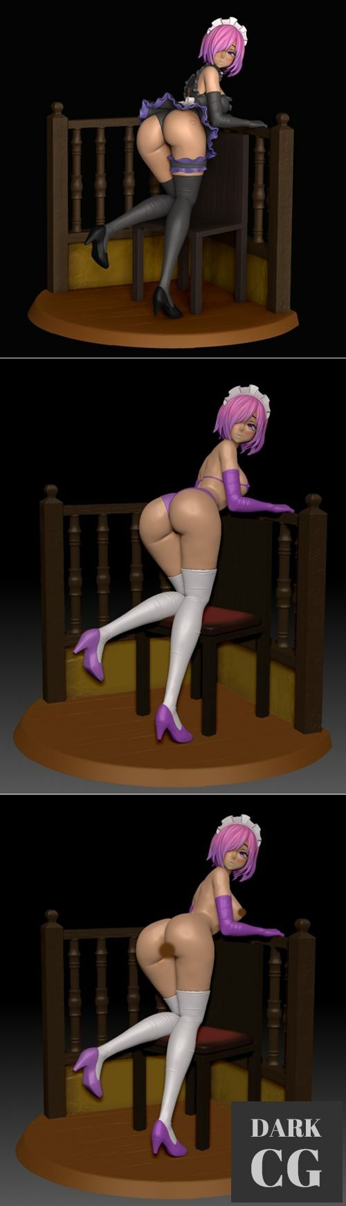 Fate Mash Maid – 3D Print