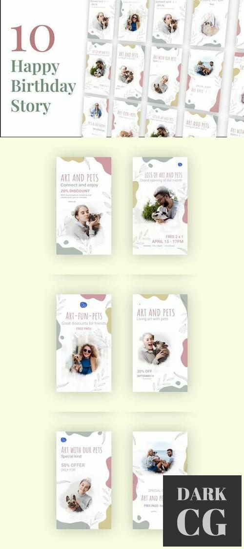 Pets Instagram Story Pack 34767940