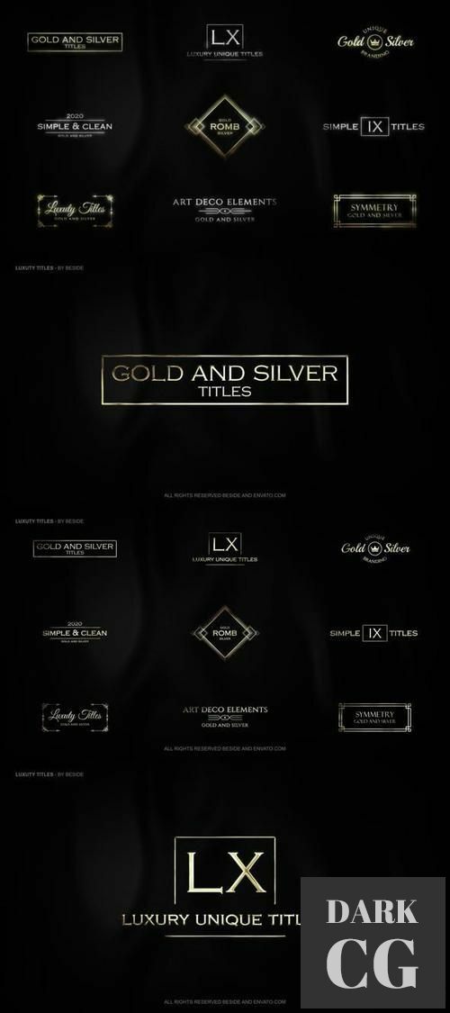 Luxury Titles Gold Silver AE 34763037