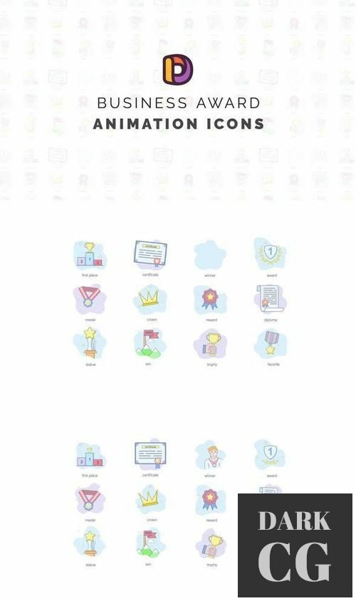 Business award Animation Icons 34760772
