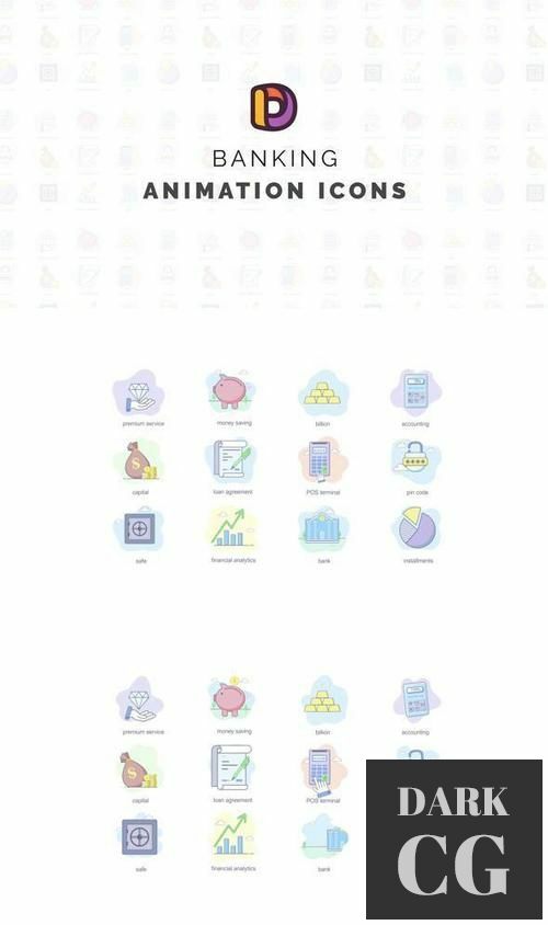 Banking Animation Icons 34760759