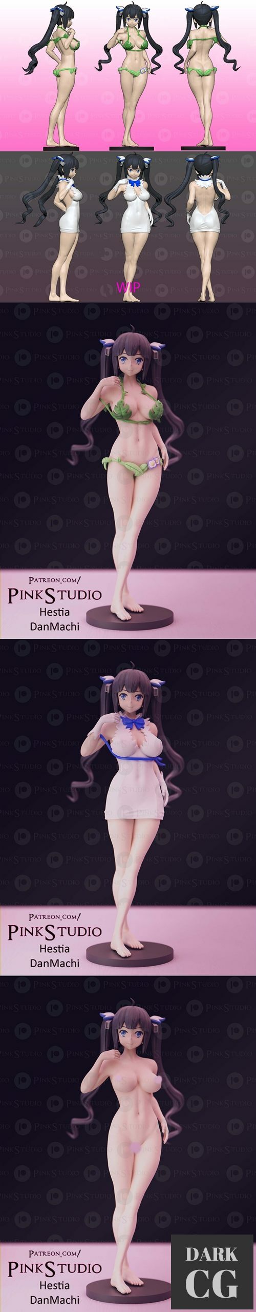 3D Model Hestia Danmachi 3D Print