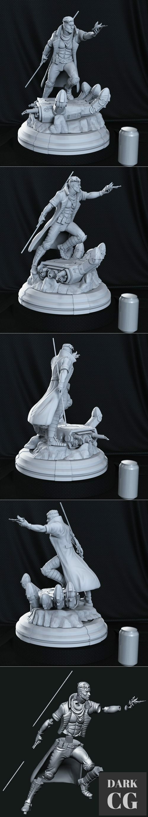 3D Model Gambit from X men 3D Print
