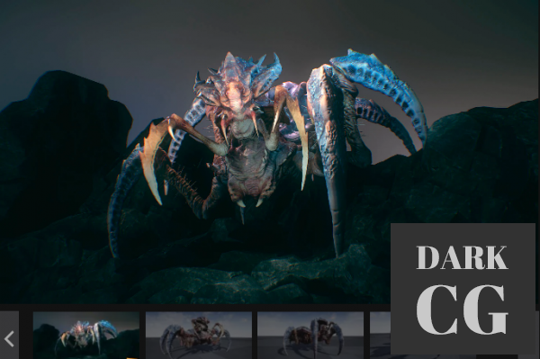 Unreal Engine Marketplace Arachnid Boss