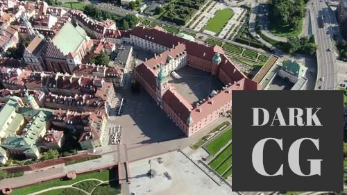 MotionArray – Warsaw's Royal Castle Down Below 1033371