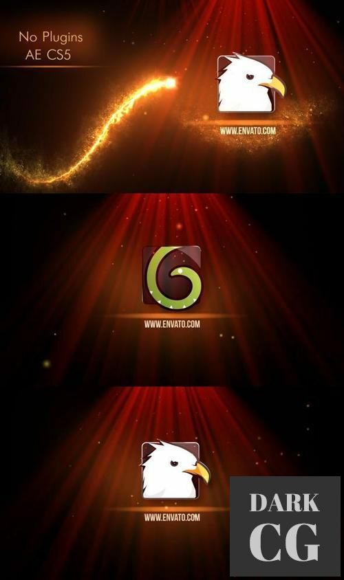 Golden Particles Logo Reveal 16264039