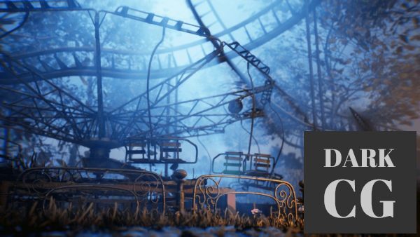 Unreal Engine Marketplace Abandoned Amusement Park