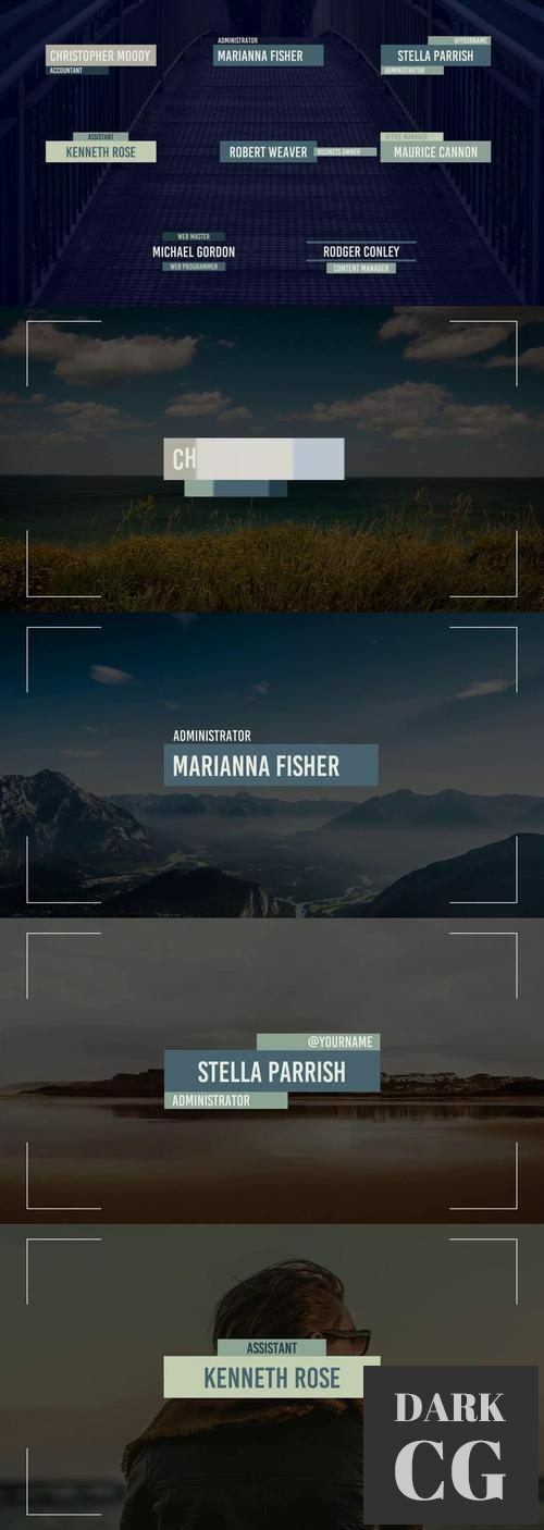 MotionArray Titles Lower Thirds Pack 949109