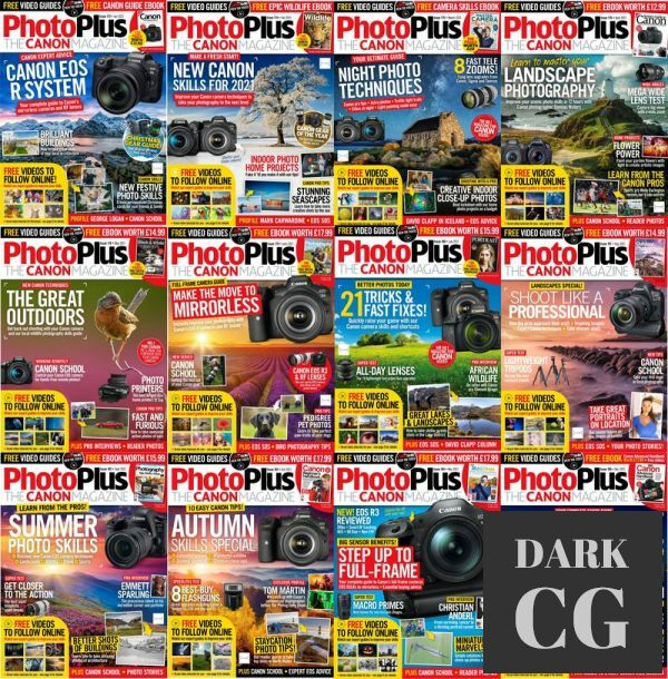 PhotoPlus – The Canon Magazine – 2021 Full Year Issues Collection (True PDF)