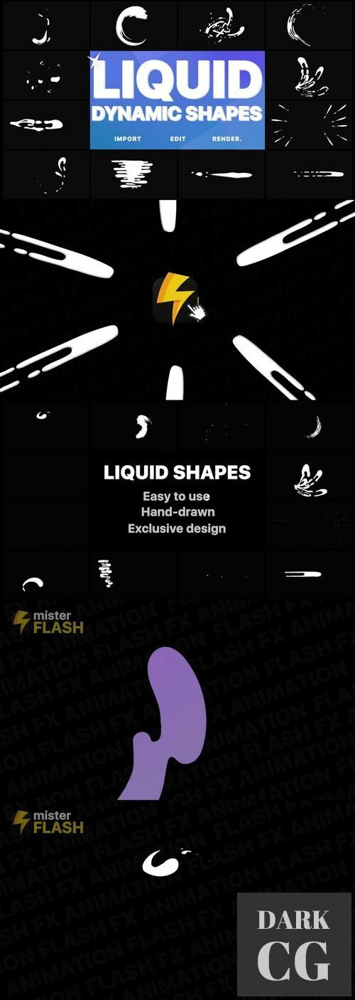 MotionArray – Dynamic Liquid Shapes 1040781