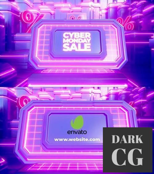 Cyber Monday Sale Logo Reveal 34774887