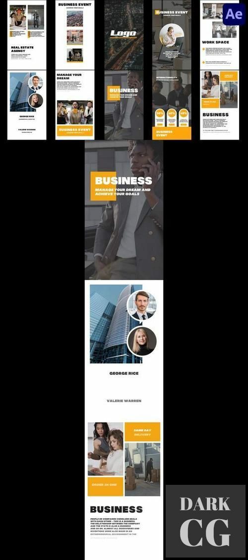 Business Stories Slideshow After Effects 34770910