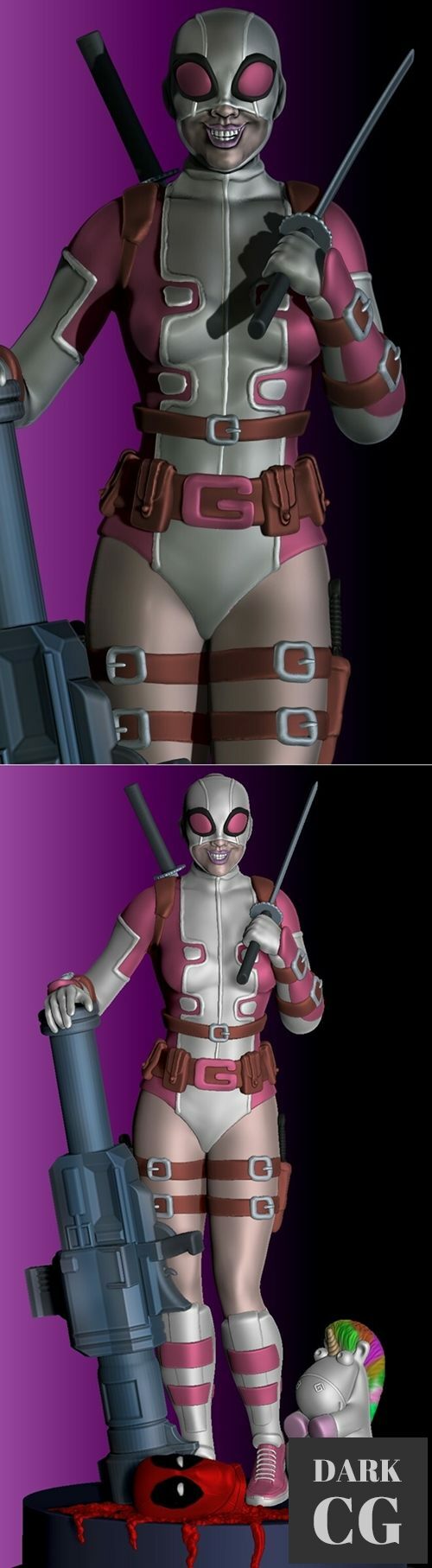 3D Model Gwenpool 3D Print