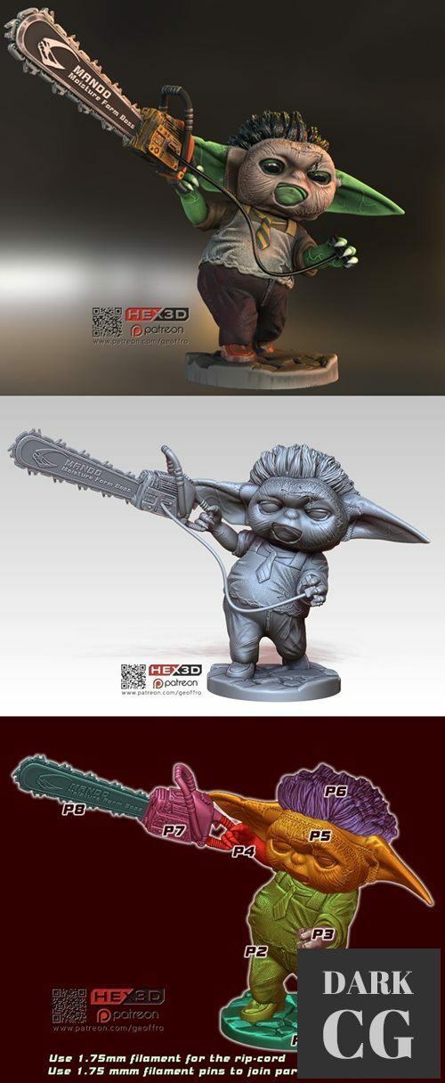 Baby Leatherface – 3D Print