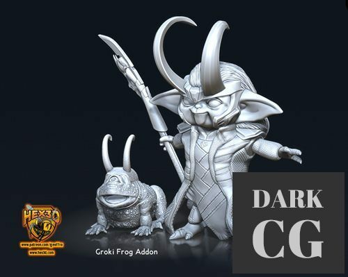 3D Model Groki Froki addon 3D Print