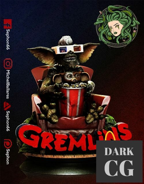 3D Model Gremlins 3D Print