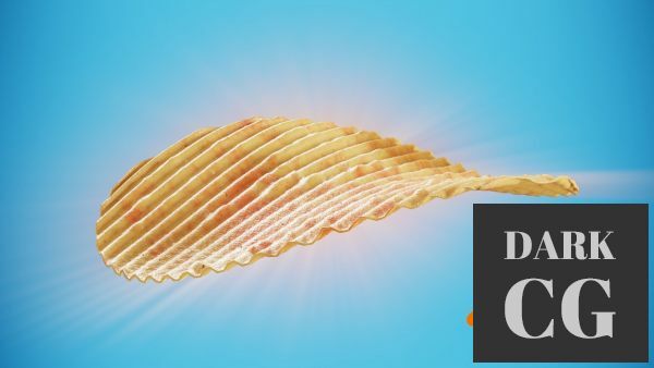 Create Your First 3D Food In Blender Make Realistic chips from scratch