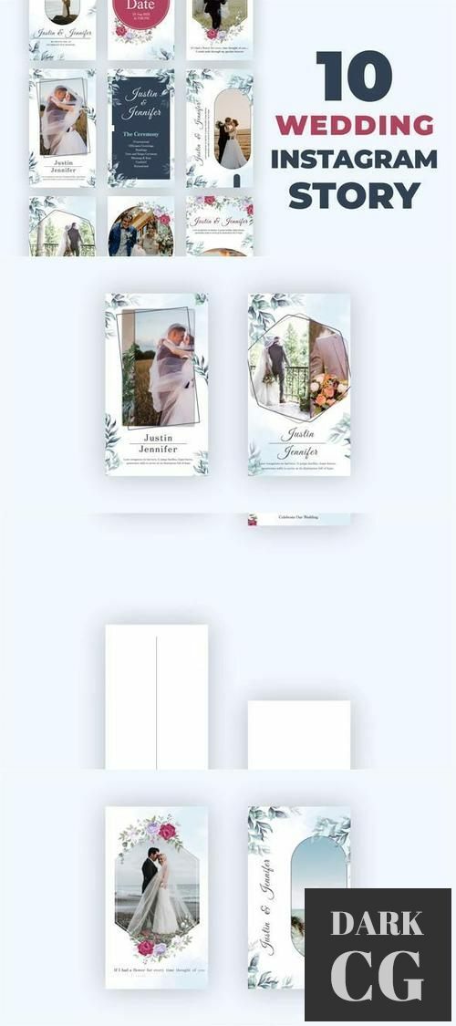 Wedding Instagram Story Pack Wedding Invitation 34816124