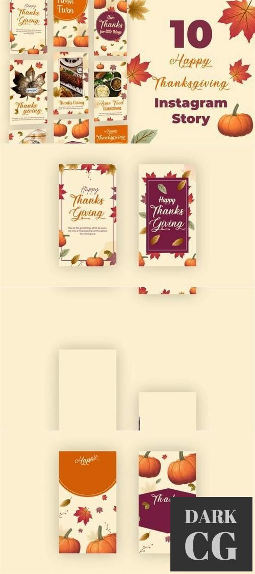 Thanksgiving Greeting Instagram Stories 34816027