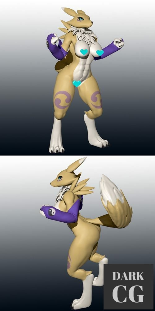 3D Model Renamon 3D Print