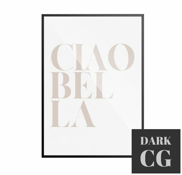 Ciao Bella Poster by Desenio