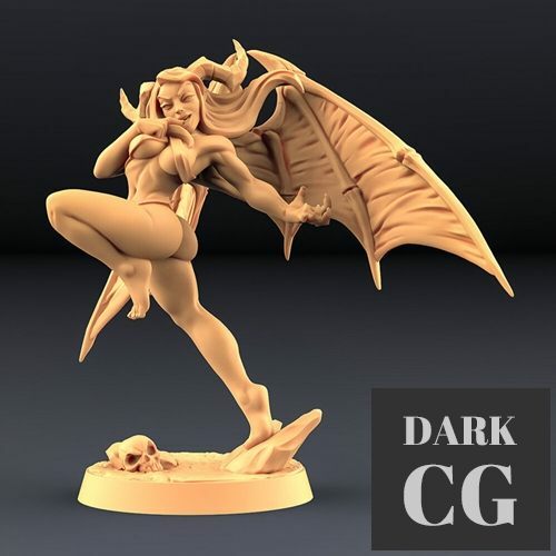 3D Model Aya Lust Demon 3D Print