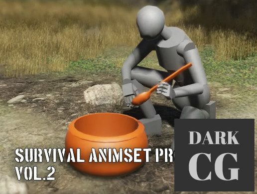 Unity Asset Survival Animset Pro vol 2