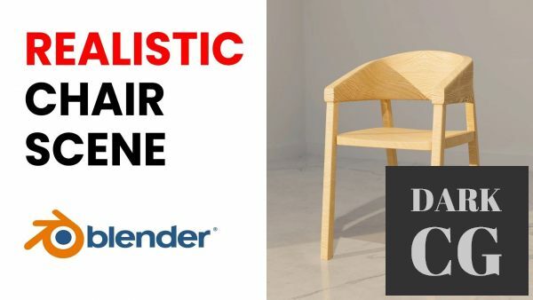 Blender 3D Easy Realistic Chair Scene