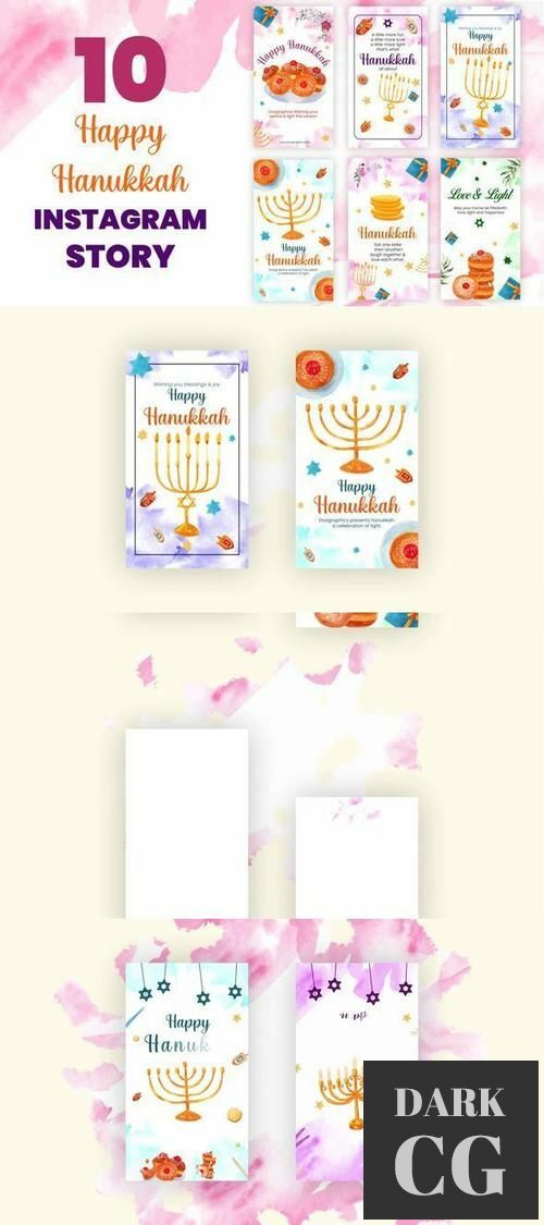 Happy Hanukkah Instagram Stories 34853479