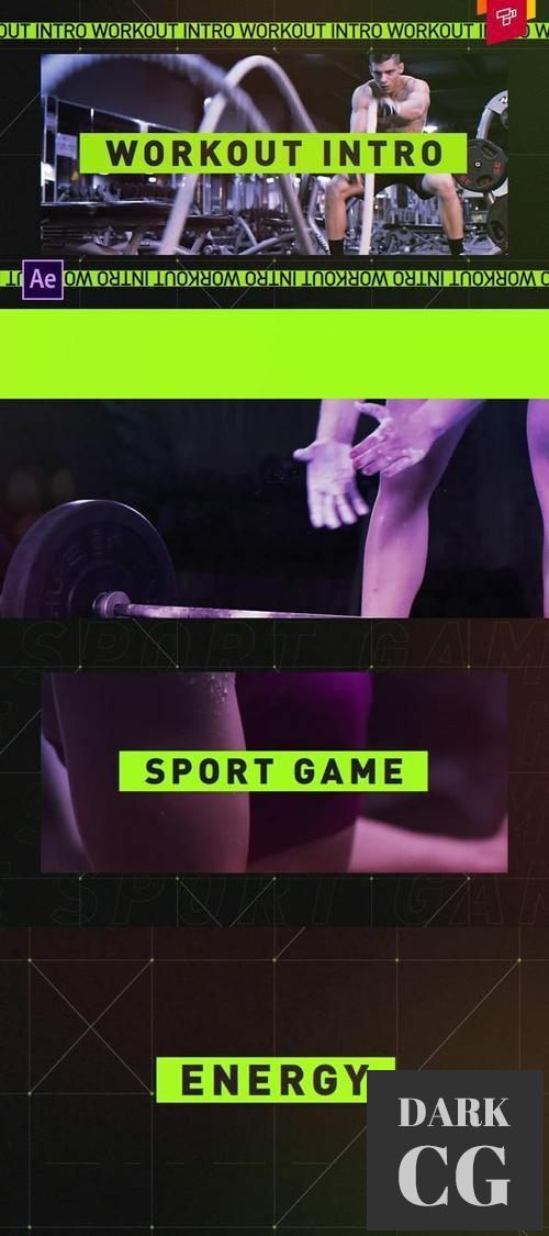 Workout & Gym Sports Intro 34002695