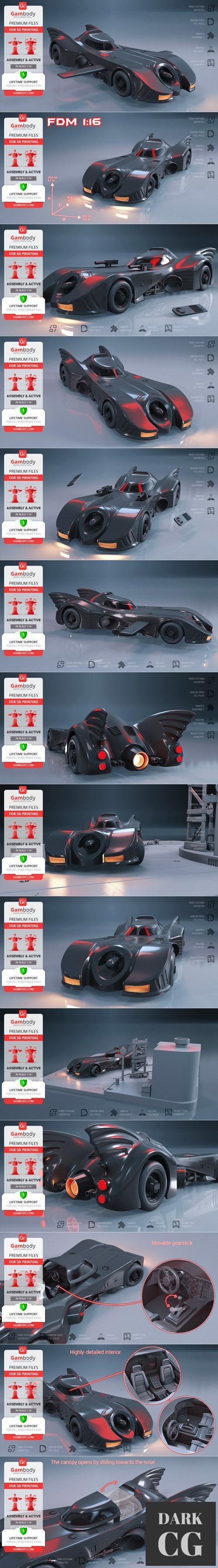 Batmobile 1989 – 3D Print