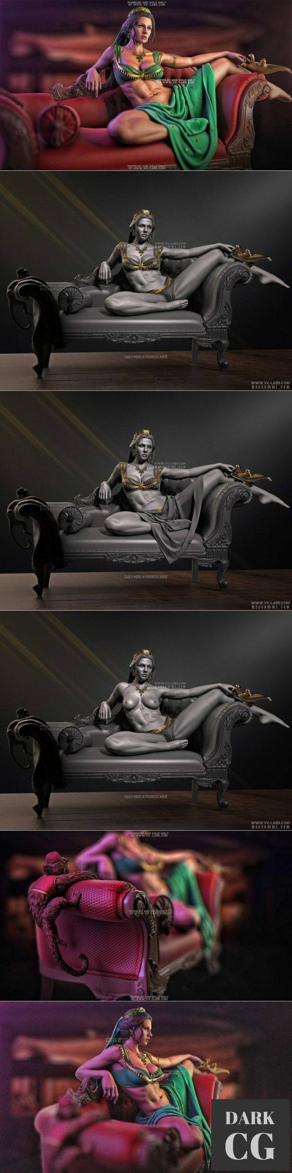 3D Model Princess Jasmin