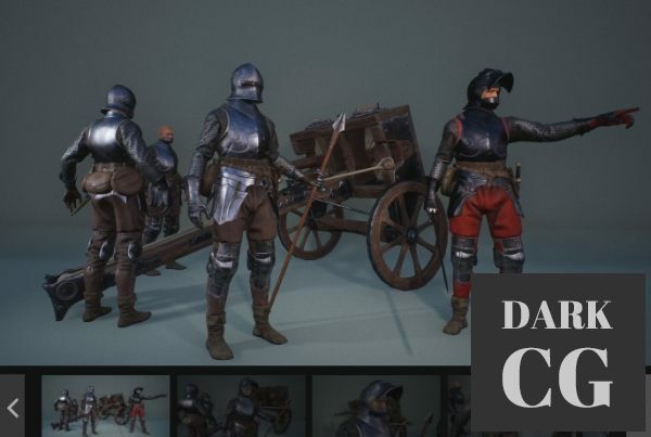 Unreal Engine Marketplace – Medieval Infantry