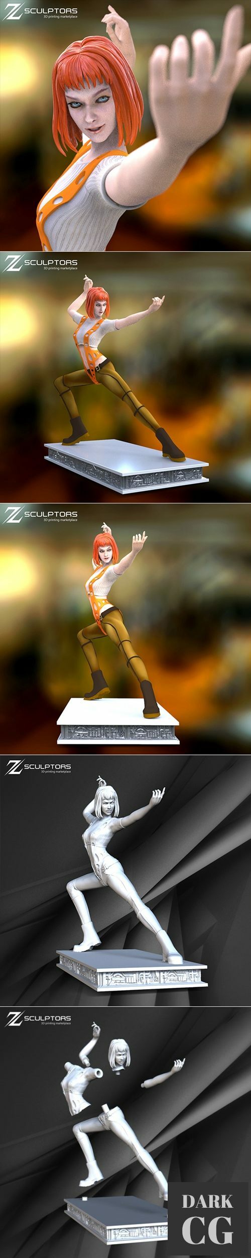 Leelo (The Fifth Element) – 3D Print