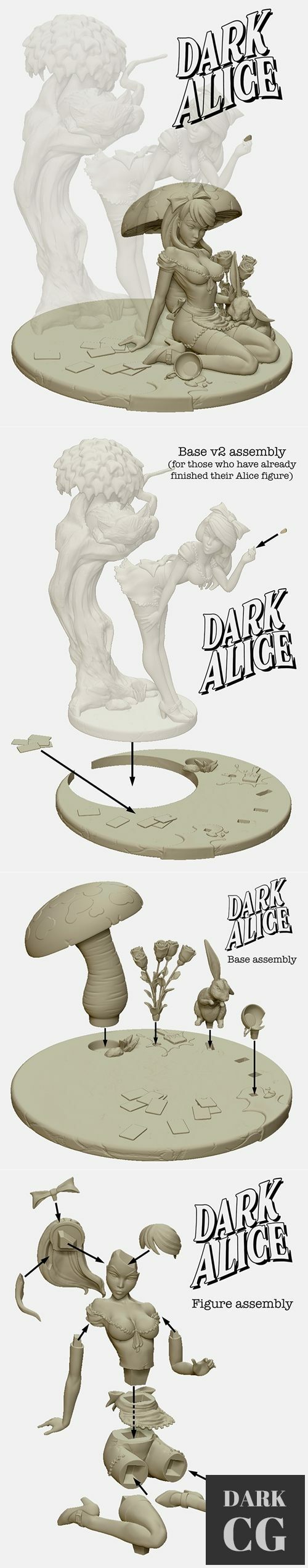 Dark Alice – 3D Print