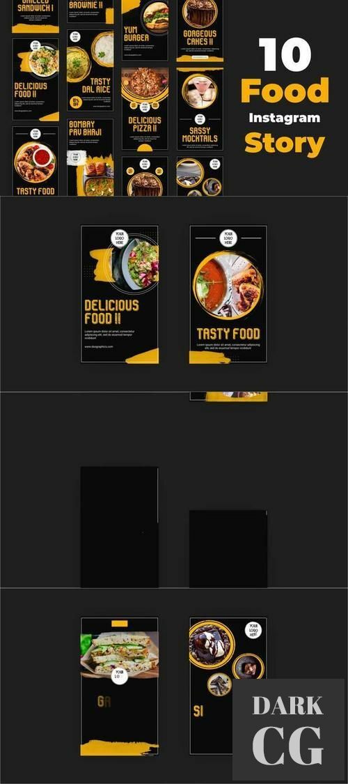 Food Promo Stories Food Instagram Story Pack 34916616