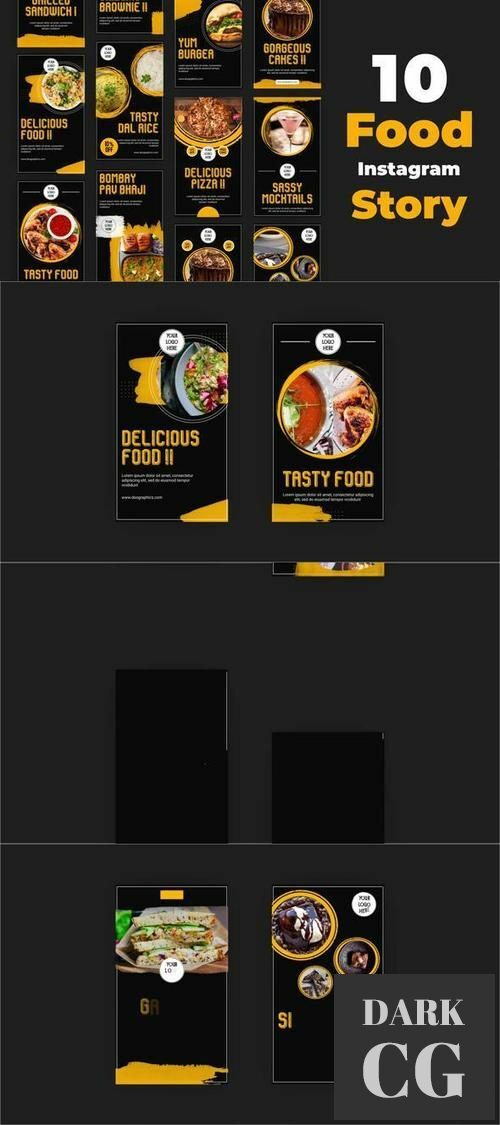 Food Promo Stories Food Instagram Story Pack 34916616
