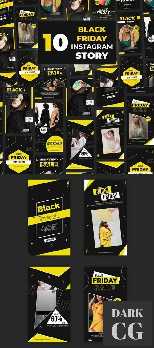 Black Friday Sale Instagram Story Pack 34916459