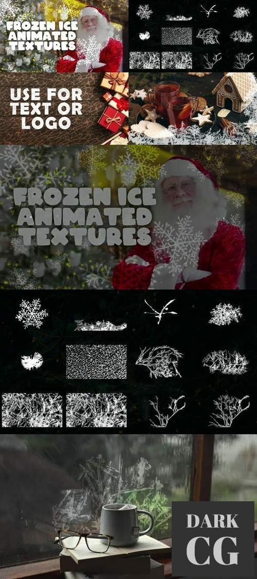 Frozen Ice Animated Textures for After Effects 34907004