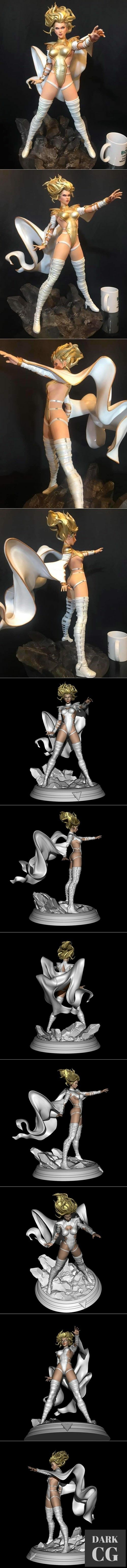 3D Model Phoenix Force Emma Frost 3D Print