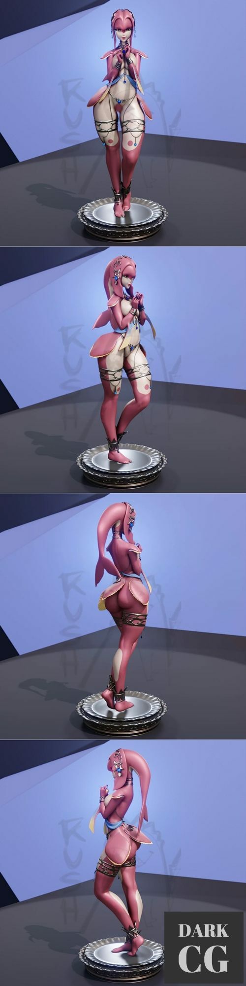 3D Model Sub Mipha 3D Print